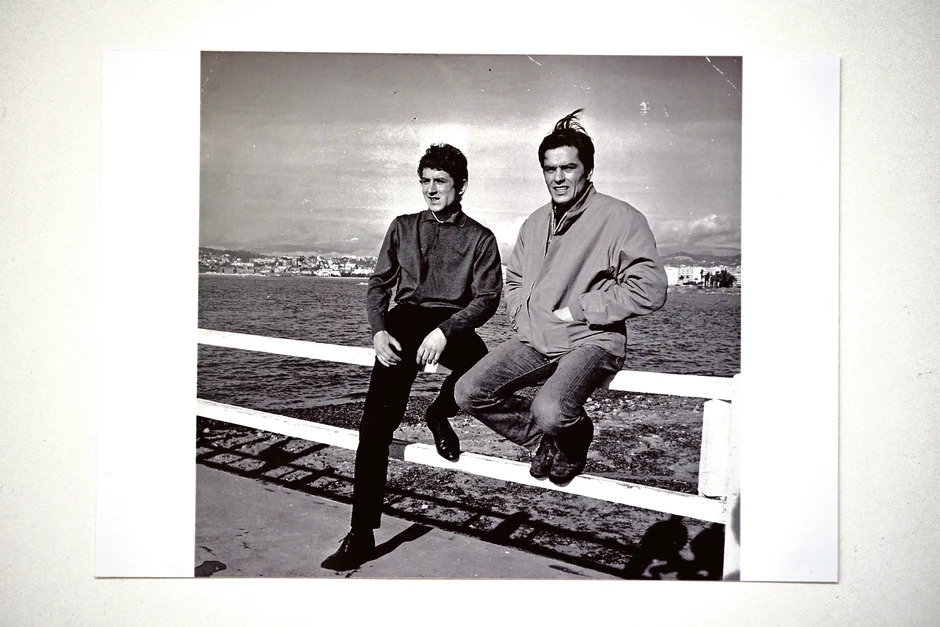 Miloš Milošević i Alen Delon