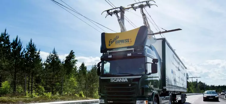 Niemcy testują autostradę dla elektrycznych ciężarówek