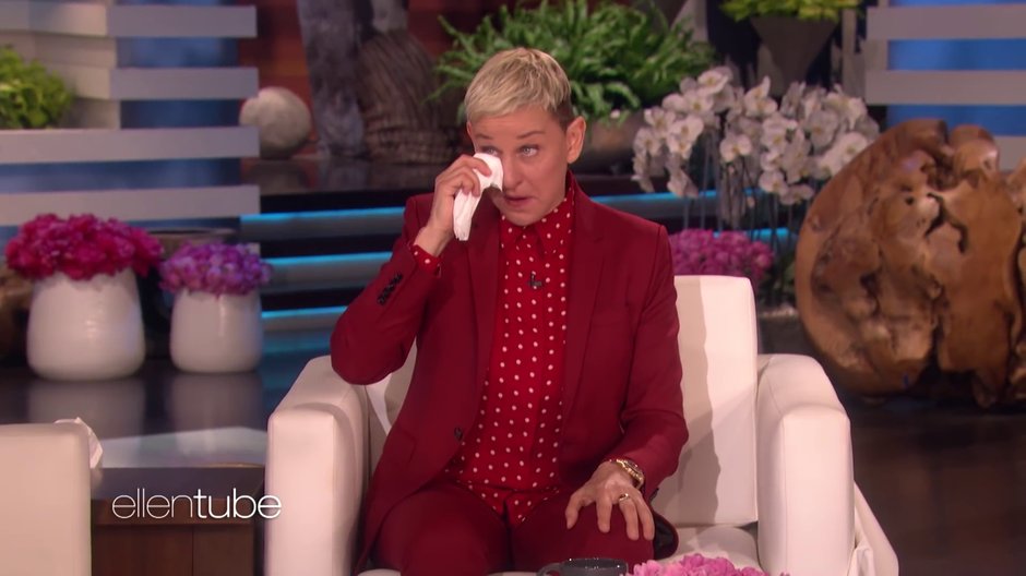 Ellen DeGeneres na planie swojego talk-show