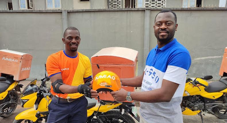 Jumia Nigeria supports safety road commitment, donates over 2,000 UN ECE 22.05 certified helmets to delivery associates