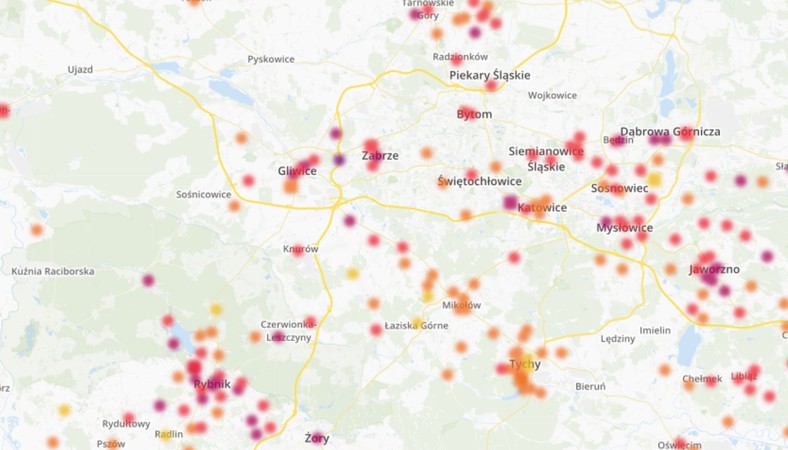 Smog na Śląsku - 10.11