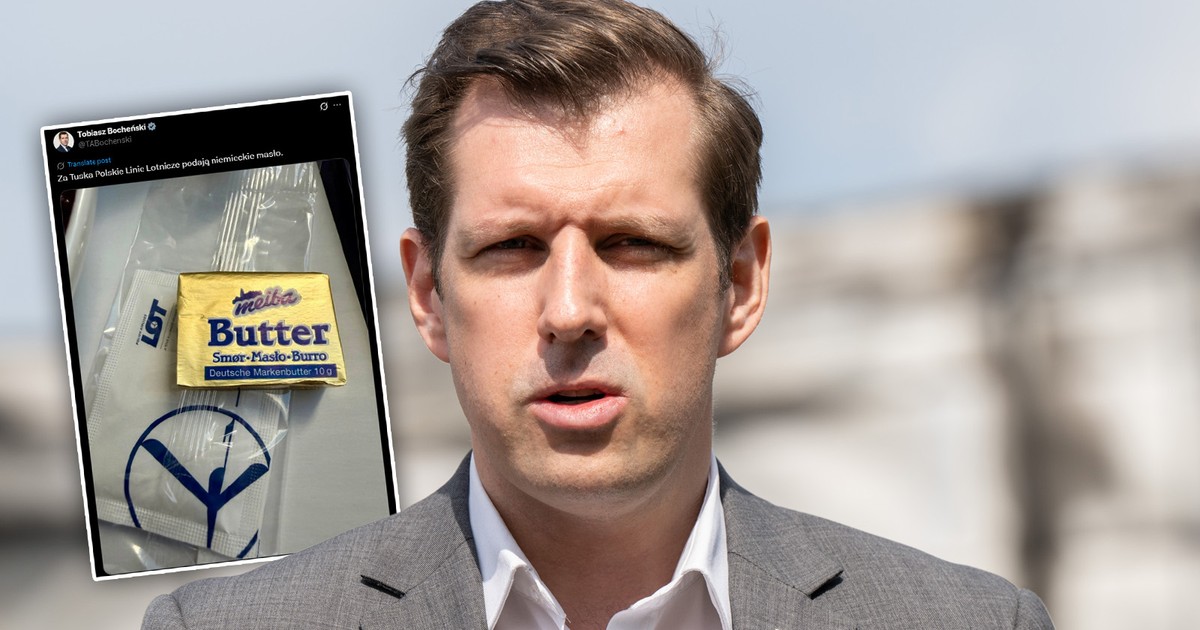 "Polskie Linie Lotnicze podają niemieckie masło". Wiceszef PiS grzmi. Jest odpowiedź LOT