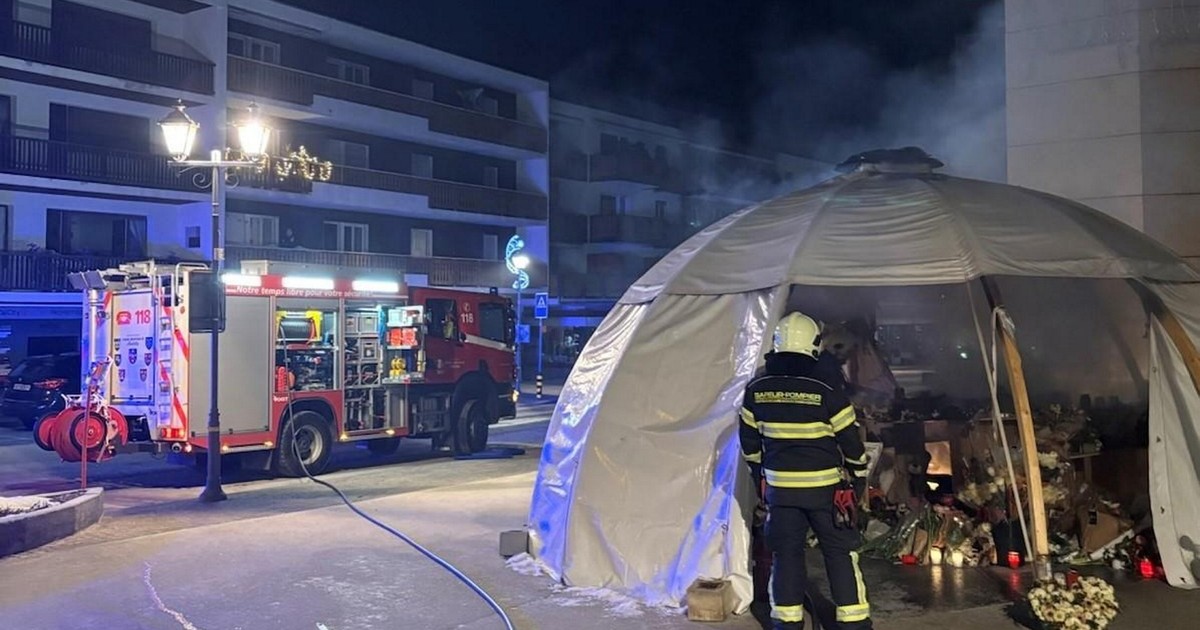 Ogień w miejscu pamięci ofiar pożaru w Szwajcarii