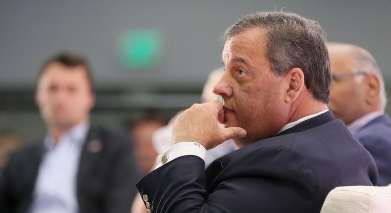 LOS ANGELES, CA - OCTOBER 20: Chris Christie attends Politicon 2018 at Los Angeles Convention Center on October 20, 2018 in Los Angeles, California. (Photo by Phillip Faraone/Getty Images for Politicon)