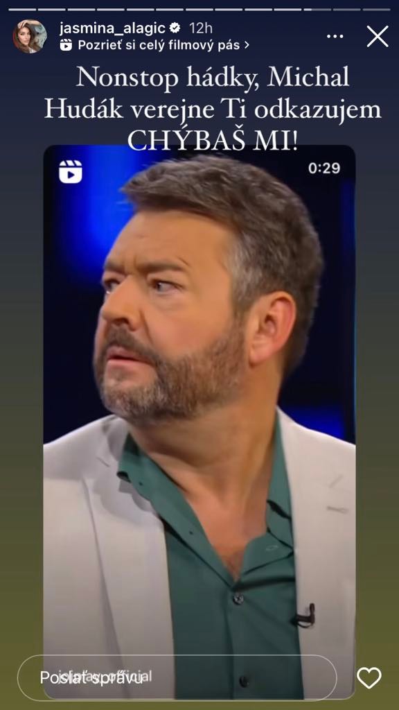 Poslala mu odkaz cez Instagram-