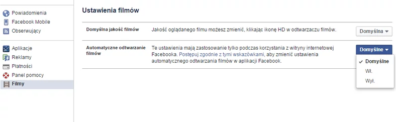 Autoodtwarzanie filmów