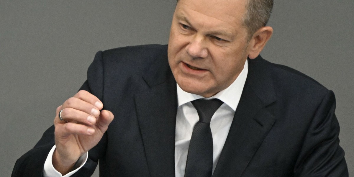 Kanclerz Niemiec Olaf Scholz