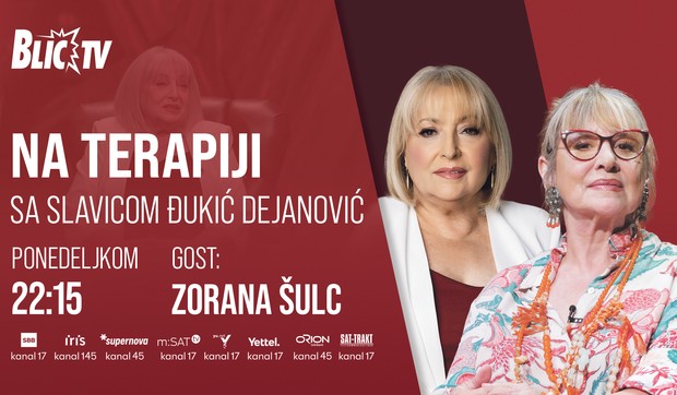 Zorana Šulc, emisija "Na terapiji sa Slavicom Đukić Dejanović"
