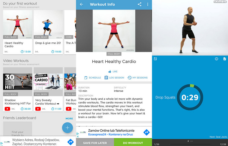 Workout Trainer: home fitness