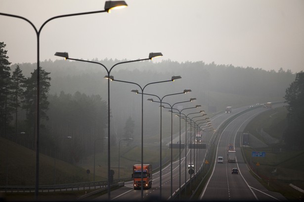 Autostrada A2 w okolicach Torzyma.