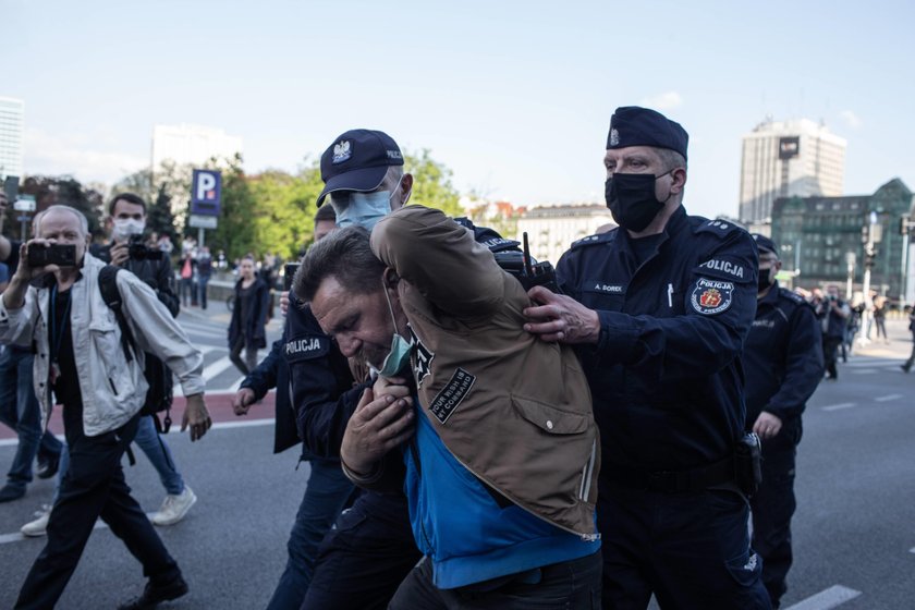 Protest przedsiębiorców w Warszawie