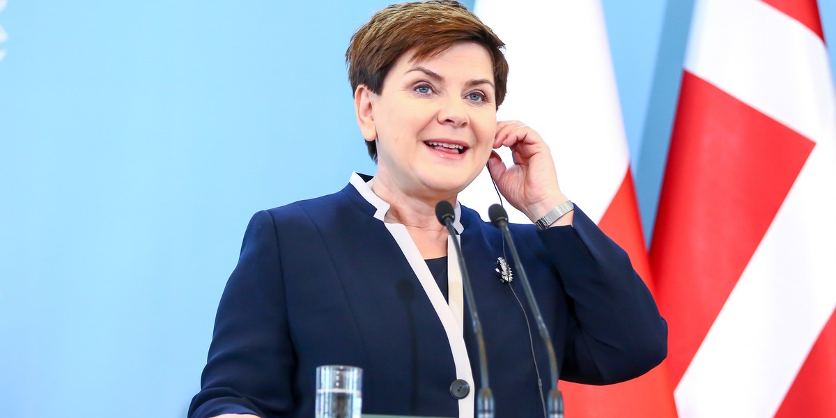 Beata Szydło na Snapchacie