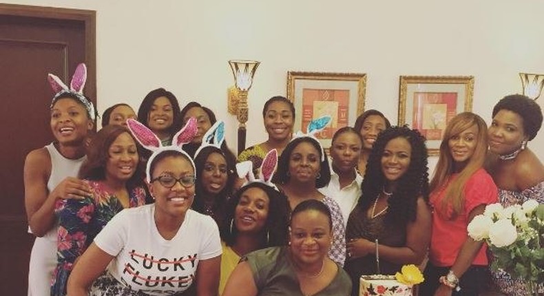 Photos from Lami Phillips' baby shower