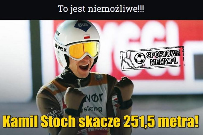 PŚ w Planicy: Stoch z rekordem skoczni, nasi z Pucharem Narodów. MEMY