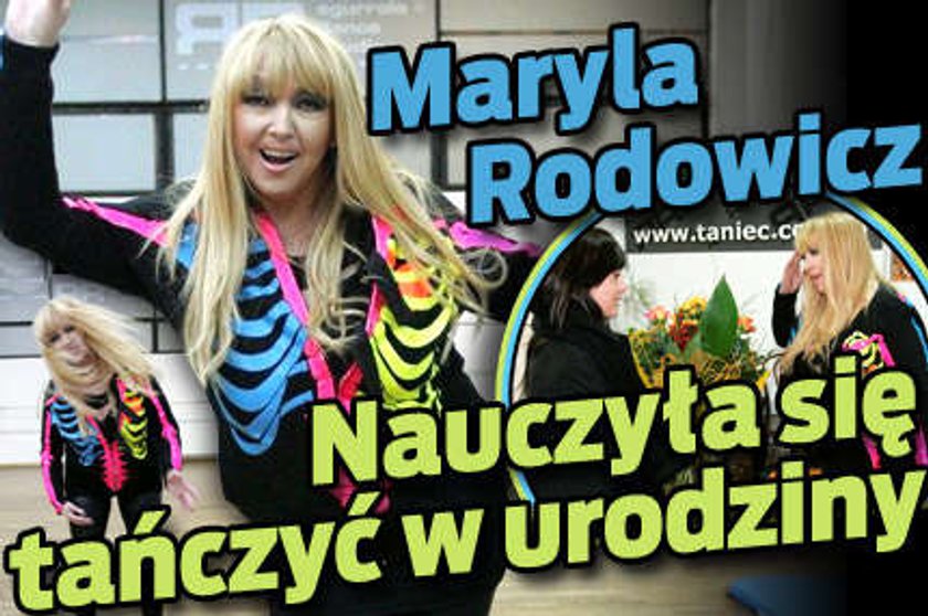 Maryla Rodowicz uczy się tańczyć!