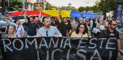 Antyrządowe demonstracje po śmierci nastolatki w Rumunii