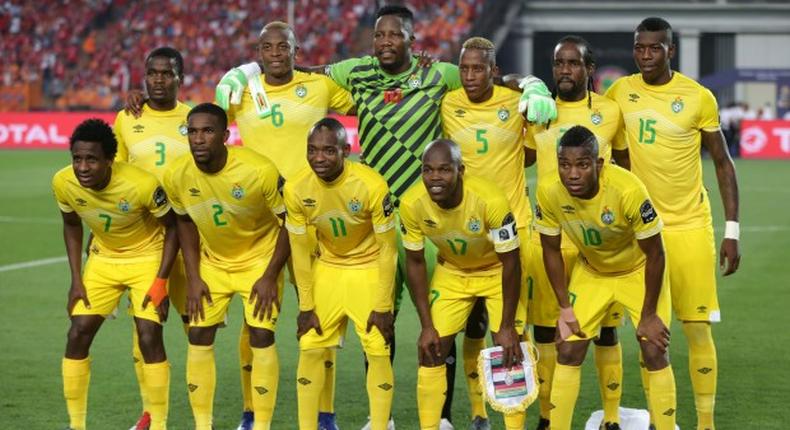 L'équipe nationale A du Zimbabwe