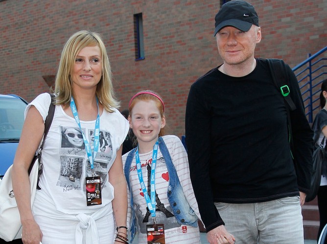 Robert Janson z rodziną