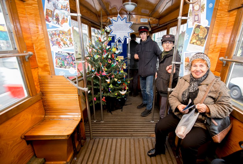 Świąteczny tramwaj