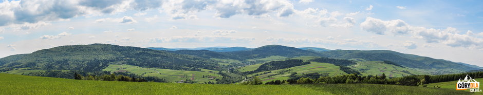 Panorama ze szczytu “Polana”