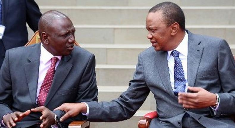 President Uhuru Kenyatta and his deputy William Ruto 