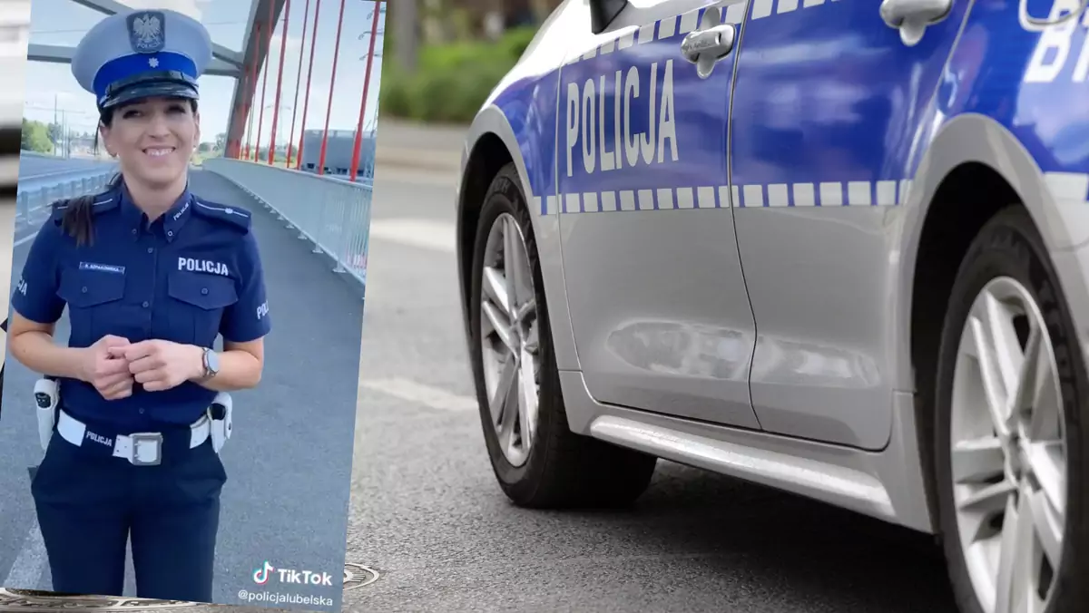 Nagranie Policji Lubelskiej hitem TikToka (TikTok: policjalubelska)