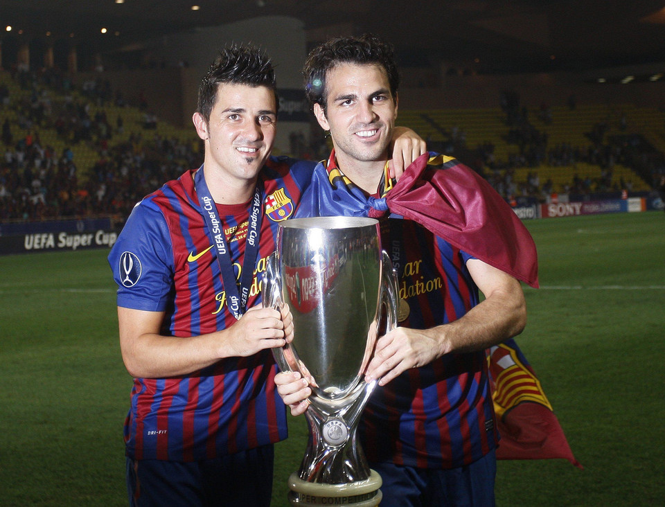 David Villa i Cesc Fabregas