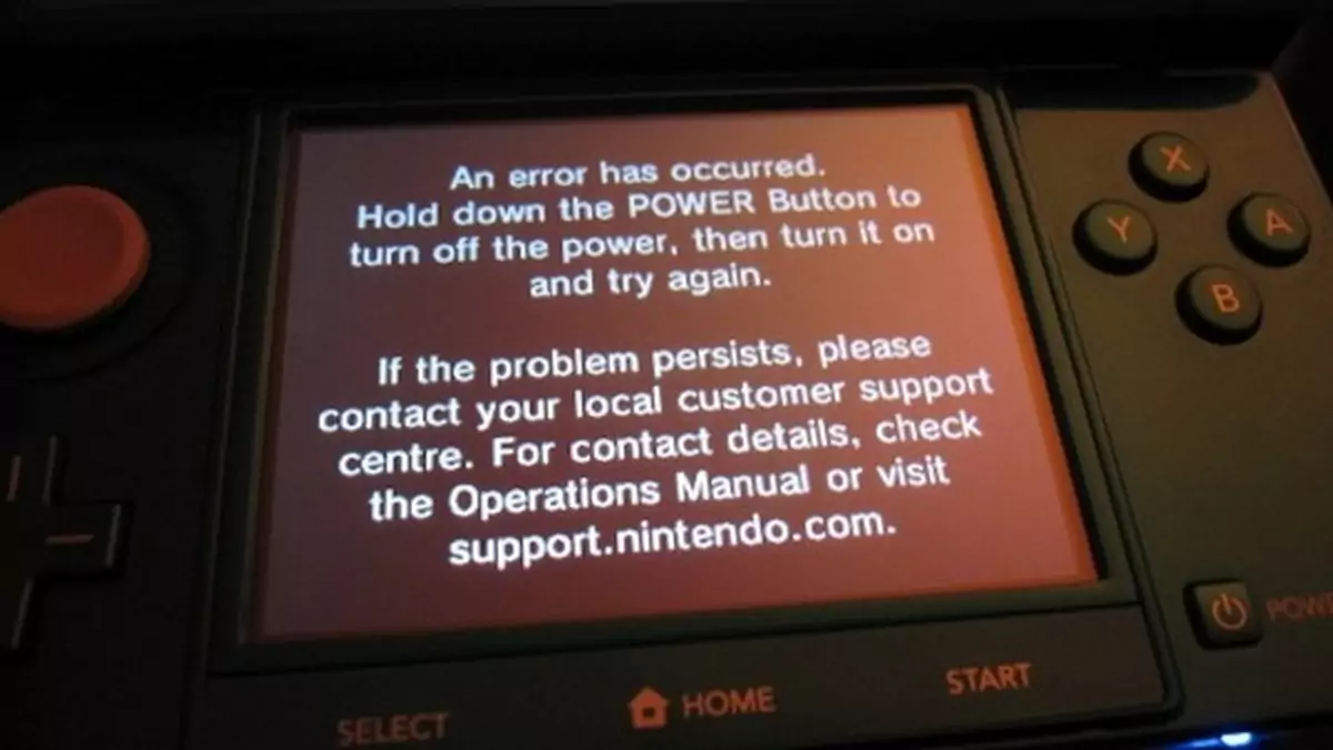 Nintendo 3DS i “black screen of death”