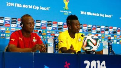 Kwesi Appiah and Asamoah Gyan