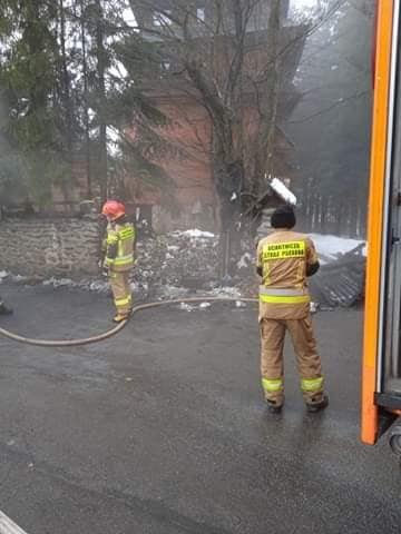 Pożar w Pustelni ks. Natanka