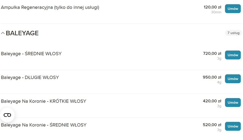 Cenik fryzjera i doradcy ministry kultury.