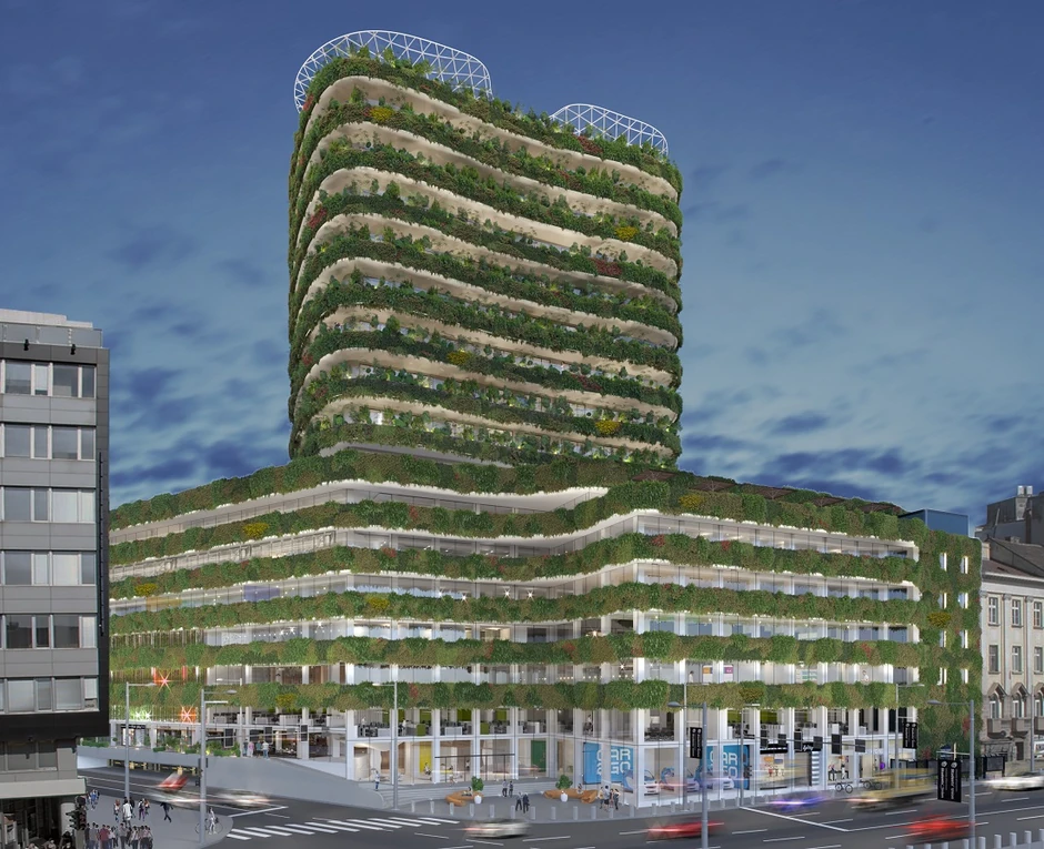 Novi projekat zgrade "Beobanke"