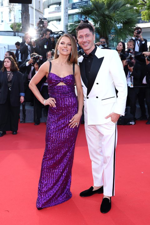 Anna i Robert Lewandowscy na festiwalu w Cannes