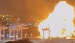 Zmasowany nocny nalot na port. Rosyjski terminal i okręty w płomieniach
