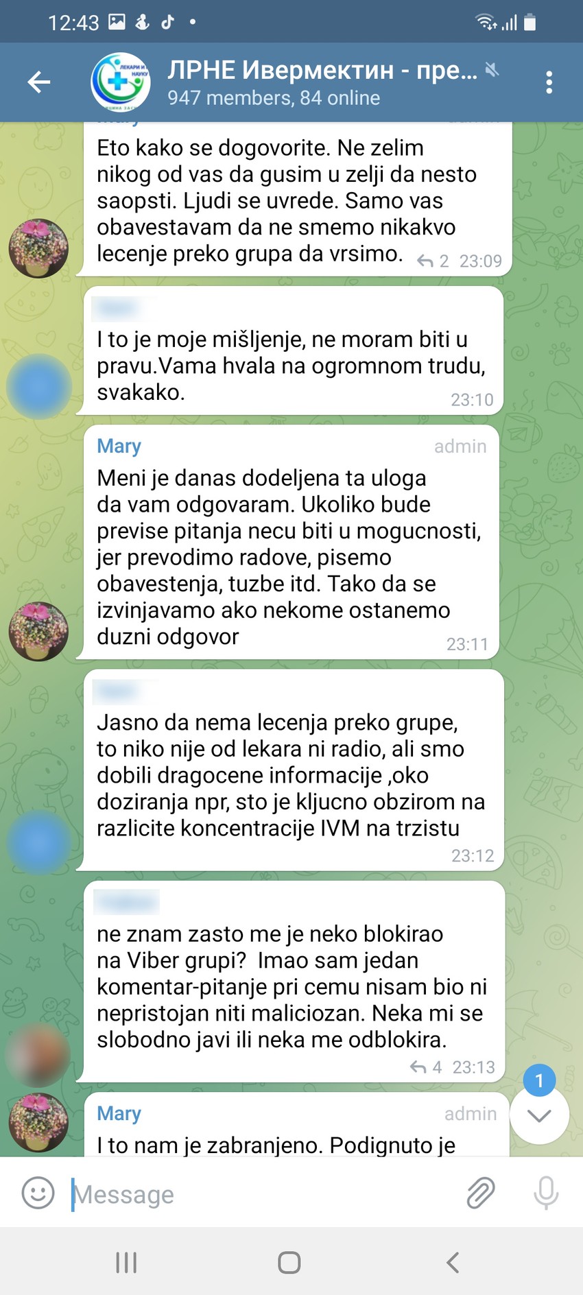 Telegram grupa