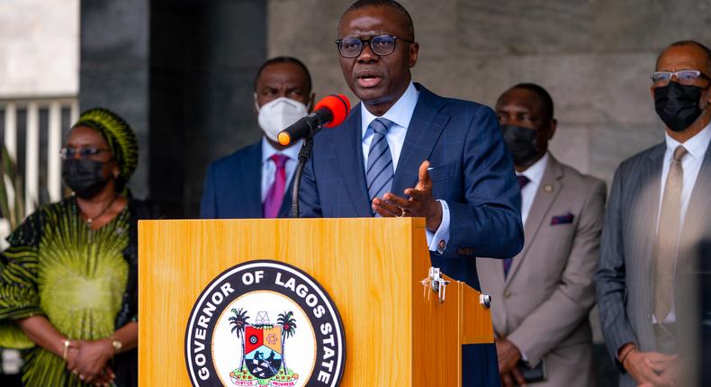 Lagos State governor, Babajide Sanwo-Olu [LASG]