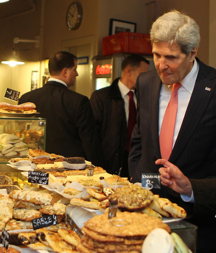 John Kerry spacerował po Warszawie