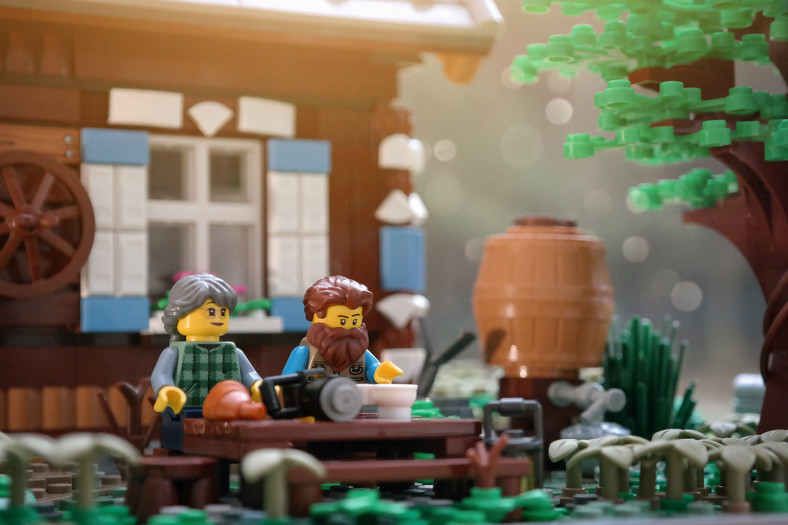 Podlaski dom z Lego inspirowany Krainą Otwartych Okiennic