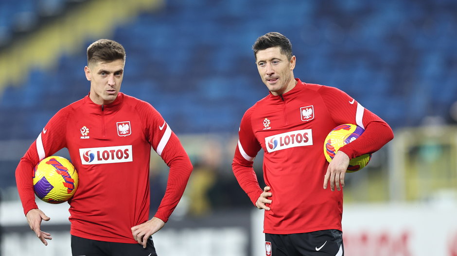 Krzysztof Piątek i Robert Lewandowski