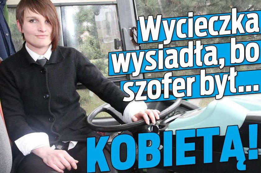 Wycieczka wysiadła, bo szofer był... kobietą!