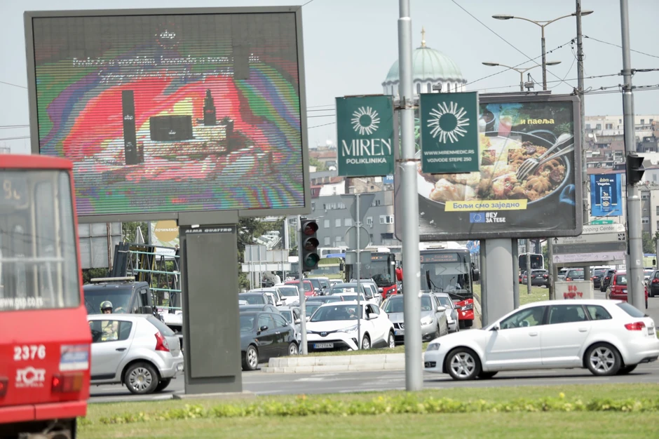 Gužva na Autokomandi, a jutarnji špic prošao, a popodnevni nije ni počeo
