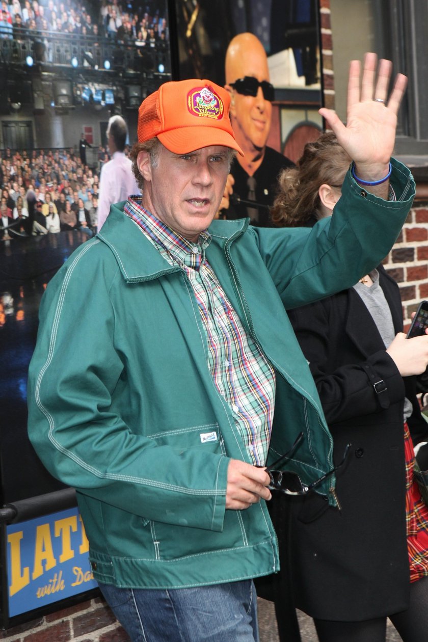 Will Ferrell arriving at AOL Build in NYC Will Ferrell