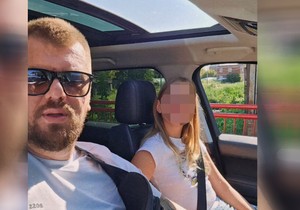 Marko Janjušević Janjuš sa ćerkom Krunom 