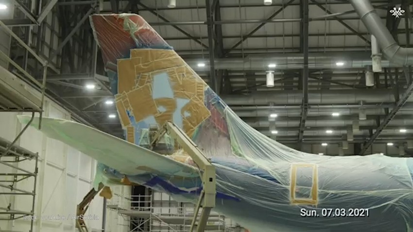 Avion je oslikan u Irskoj