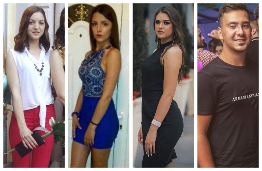 Sara Lolić (17), Tanja Lacković (18), Ivana Bogunović (20), Miodrag Jovičić (19)