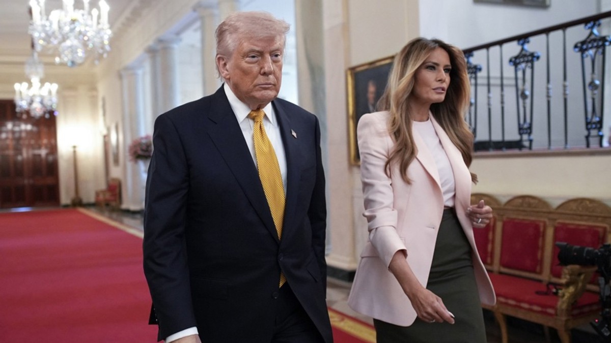 Donald i Melanija Tramp u Beloj kući 6. maja 