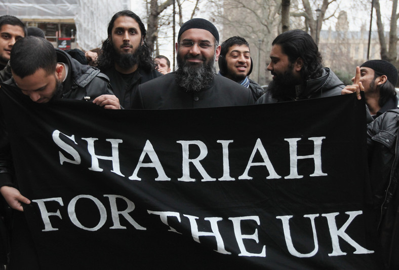 Anjem Choudary w Londynie