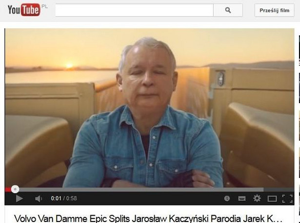 Kaczyński robi szpagat. Zabawna parodia głośnej reklamy Volvo [WIDEO]