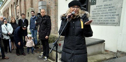 Oryginalny pomnik na grobie Młynarskiego. Zobacz ZDJĘCIA