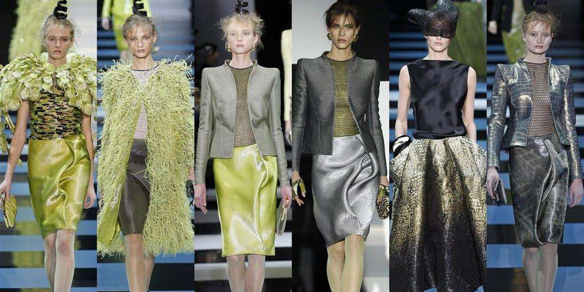 Giorgio Armani Prive haute couture wiosna lato 2012